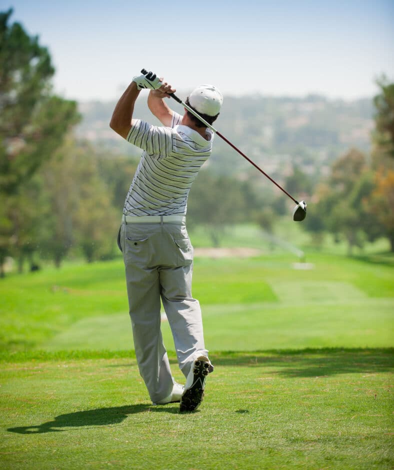 Golf course with mountain views in the Cape Winelands